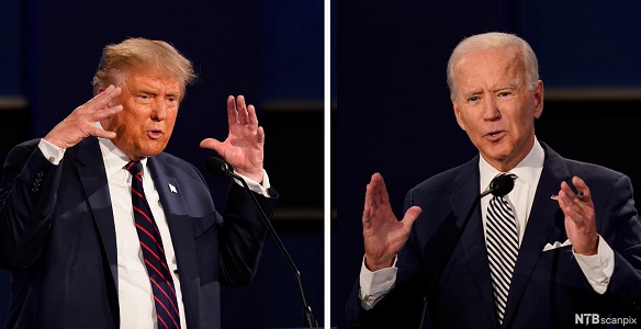 TV Duell Trump Biden 2020